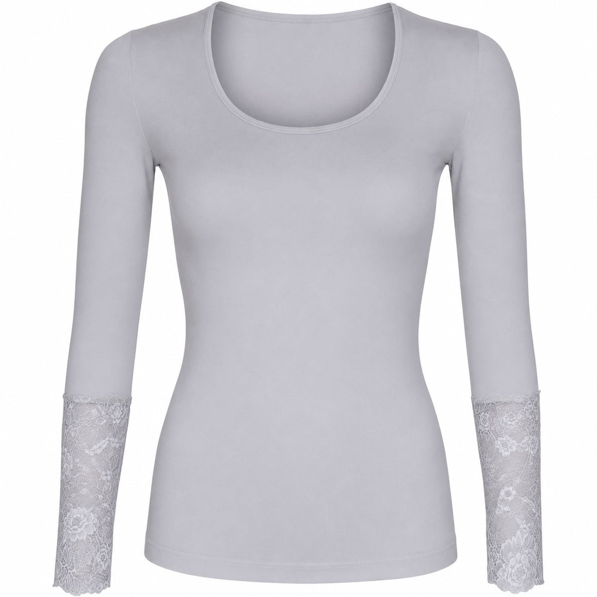 Tim & Simonsen Mary T-shirt Lange Mouw met Kant | Microfiber