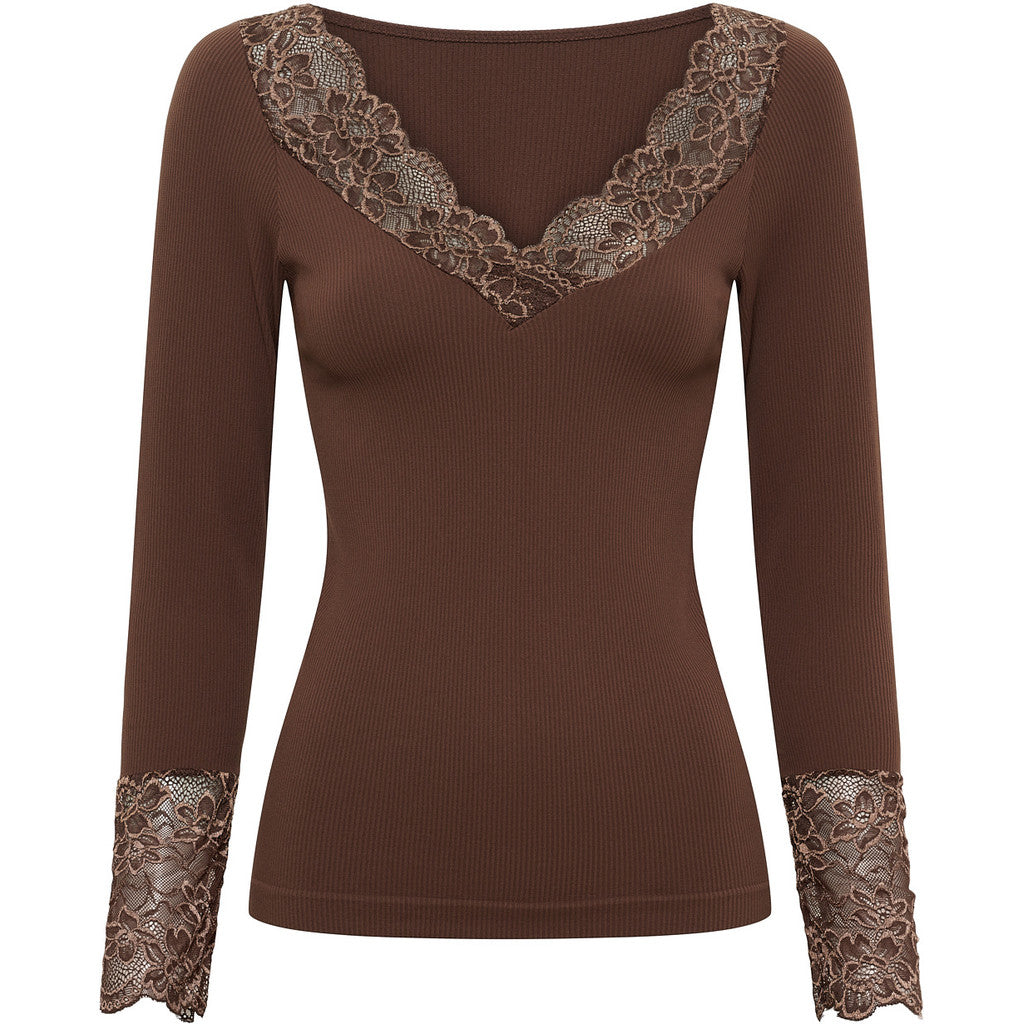 Tim & Simonsen Belen blouse Costina lace LS | microfiber
