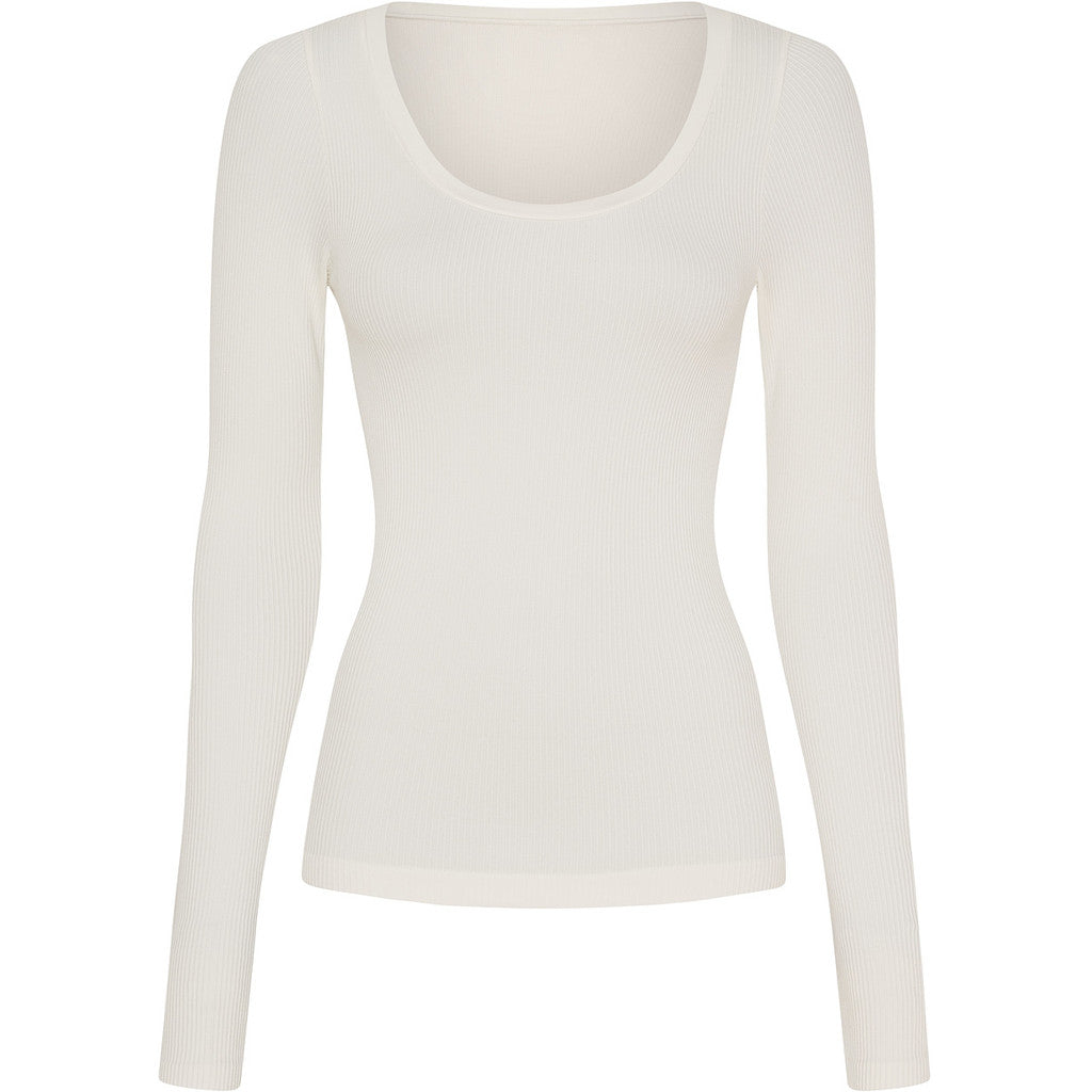 Tim & Simonsen Linea rib top met lange mouw | microfiber
