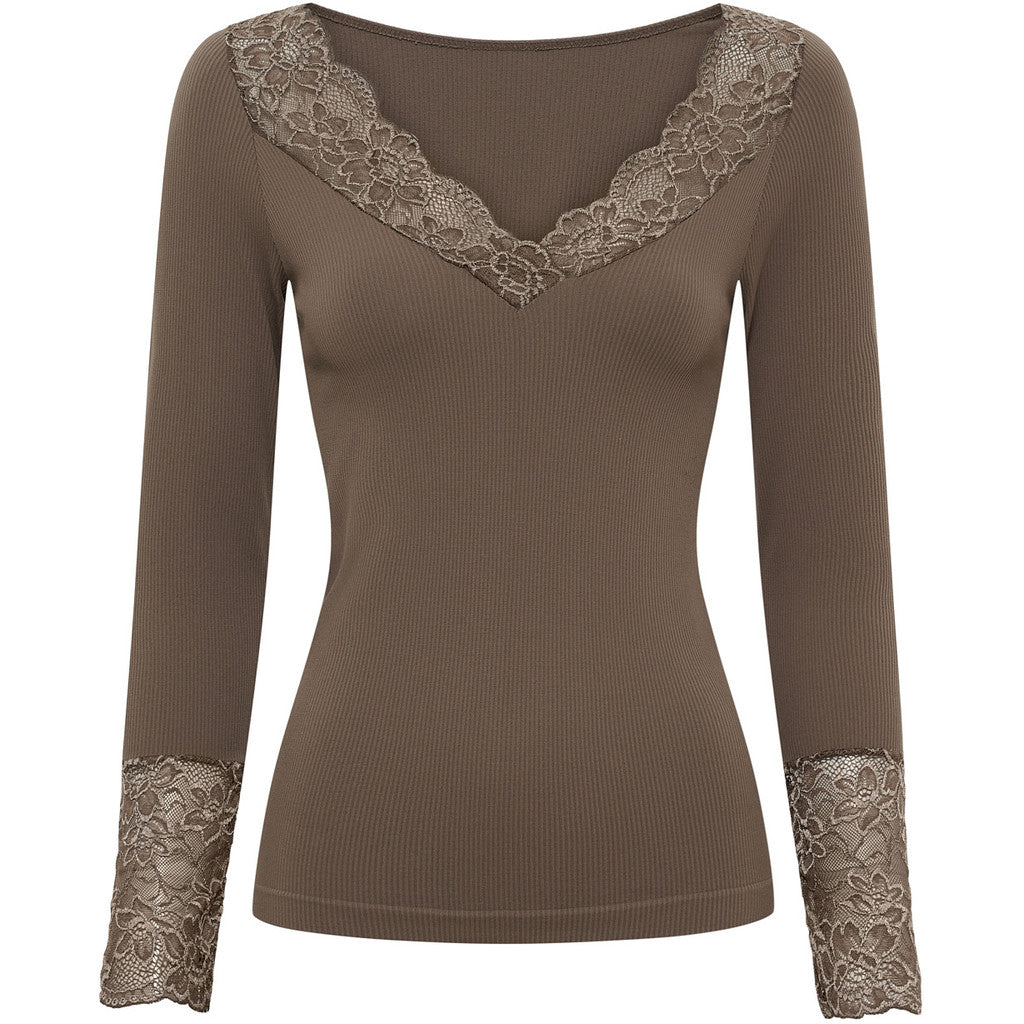 Tim & Simonsen Belen blouse Costina lace LS | microfiber