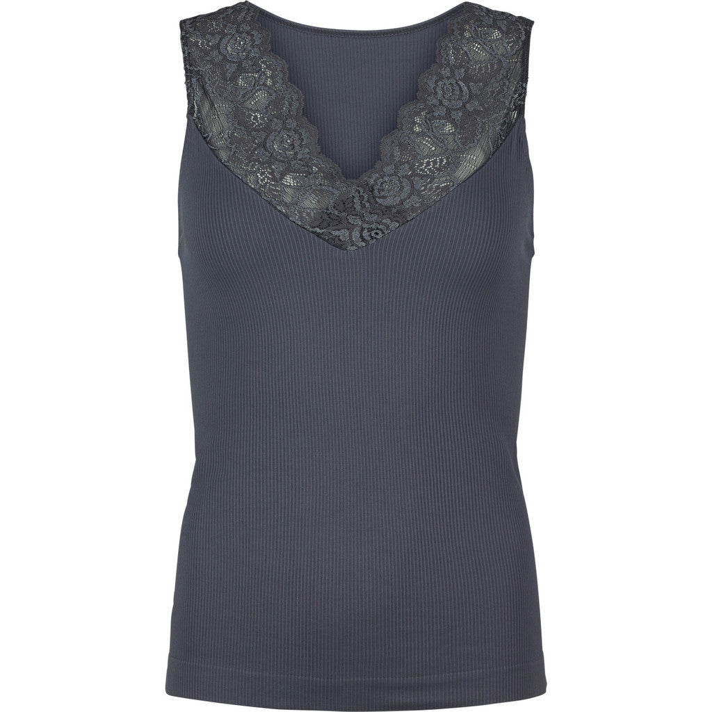 Tim & Simonsen Belen Top Rib V-hals Kant